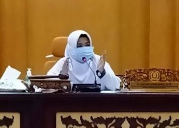 Sekretaris Fraksi Partai Keadilan Sejahtera DPRD Surabaya Aning Rahmawati.