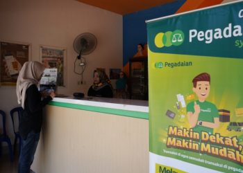 Salah satu tempat yang telah menjadi agen Pegadaian.