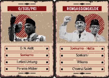 Contoh tampilan kartu pada permainan ARCADIA, karya tim mahasiswa ITS.