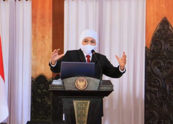 Gubernur Jawa Timur Khofifah Indar Parawansa.
