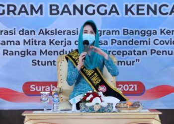 Ketua TP PKK Jatim Arumi Bachsin.