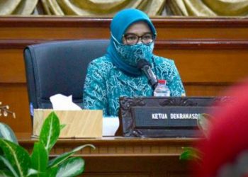 Ketua Dewan Kerajinan Nasional Daerah (Dekranasda) Kota Surabaya, Rini Indriyani Eri Cahyadi.