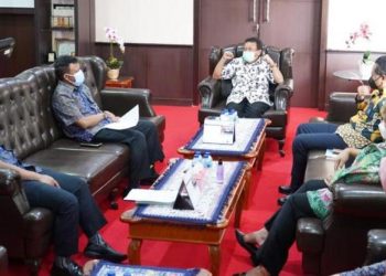 Suasana pertemuan PLN dengan Badan Pertanahan Nasional (BPN) Jawa Timur yang melakukan koordinasi tentang sertifikasi aset.