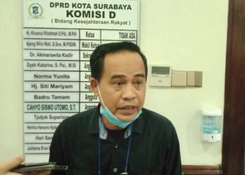 Anggota Komisi D DPRD Kota Surabaya, Badru Tamam.