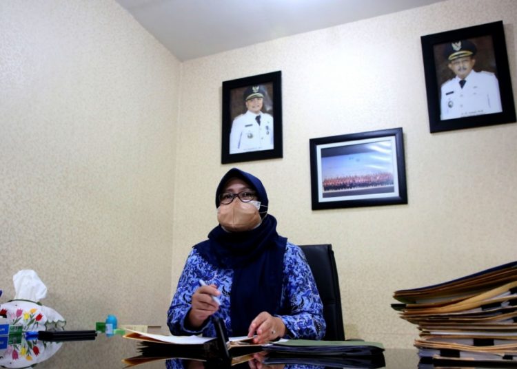 Kepala Bagian Administrasi Kesejahteraan Rakyat Kanti Budiarti.