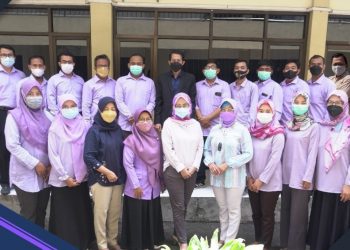Tim Lembaga Penjaminan Mutu (LPM) dan civitas Akademi Farmasi Mitra Sehat Mandiri Sidoarjo.