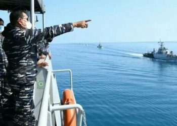 Latihan Operasi Amfibi (Latopsfib) TNI AL tahun 2021 memasuki tahap Gerakan Menuju Sasaran Satu (GMS I).