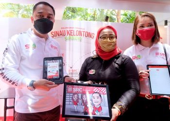 Wali Kota Surabaya Eri Cahyadi dalam peluncuran Sinau Kelontong Surabaya  di Hotel Bumi Surabaya.