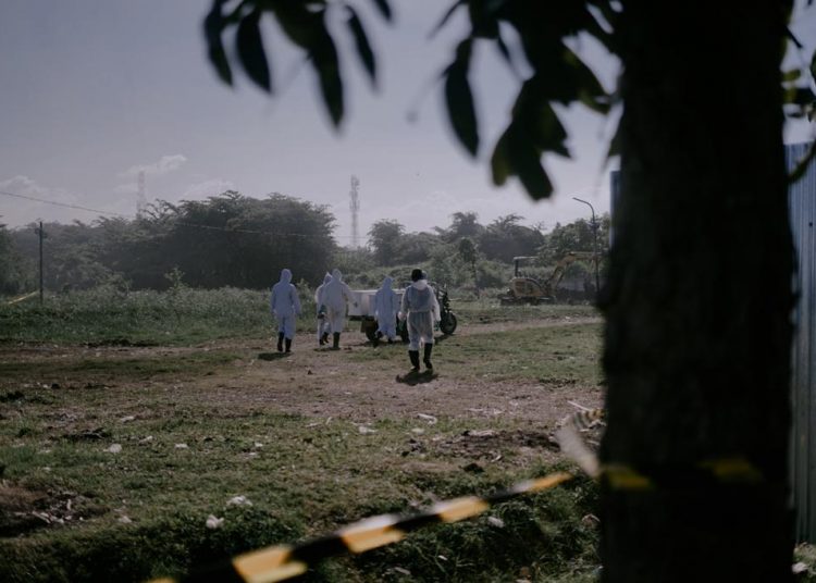 Pemakaman dengan protokol kesehatan beberapa waktu lalu. Selama dua minggu terakhir, sudah tidak ada pemakaman secara protokol kesehatan.