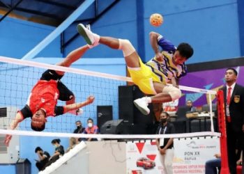Atlet sepak takraw Jatim yang berlaga di PON XX Papua 2021