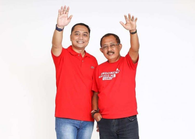 Wali Kota Surabaya Eri Cahyadi dan Wakil Wali Kota Surabaya Armuji.