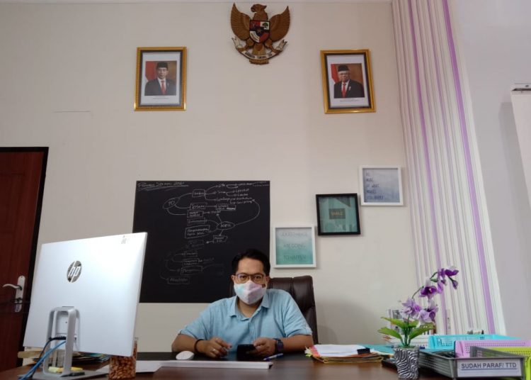 Kabid Sekolah Menengah Dinas Pendidikan Dispendik Kota Surabaya, Tri Aji Nugroho.