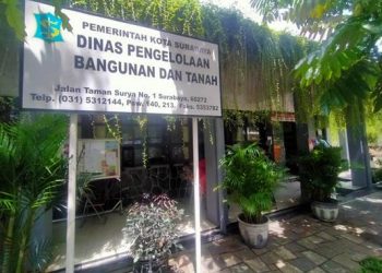 kantor Dinas Pengelolaan Bangunan dan Tanah (DPBT) Pemerintah Kota Surabaya.