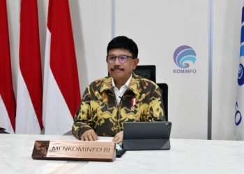 Menteri Komunikasi dan Informatika (Menkominfo) RI Johnny G Plate.