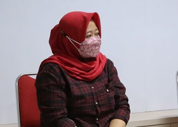 Ketua panitia seleksi anggota direksi PD Pasar Surya, Novy Ispinari.