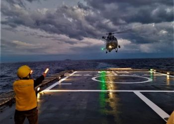 KRI Sultan Iskandar Muda-367 berlatih bersama kapal-kapal negara sahabat dalam latihan Periodic Capability and Readiness Days di Laut Mediterania.