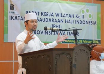 Wakil Gubernur Jawa Timur Emil Elestianto Dardak saat membuka Rapat Kerja Wilayah (Rakerwil) IPHI Ke II Tahun 2022 di Kantor Walikota Probolinggo.