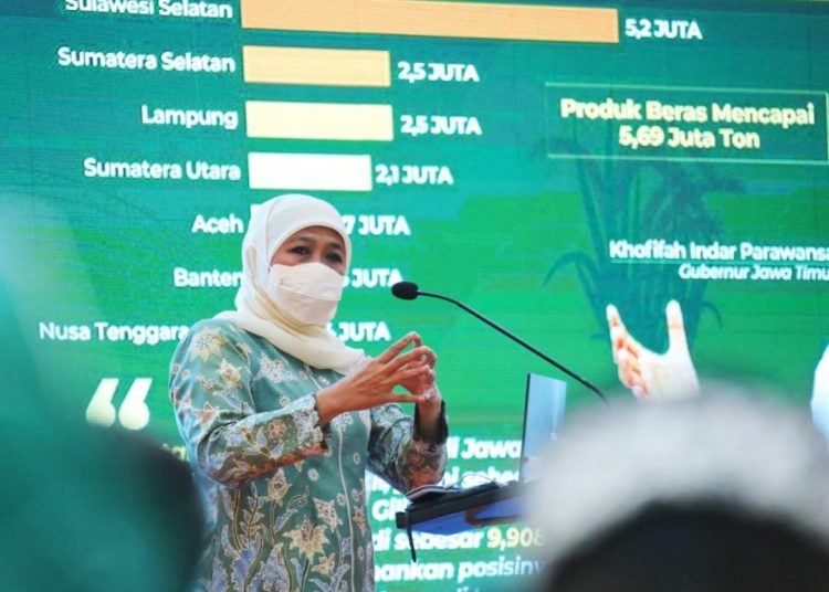 Gubernur Jawa Timur Khofifah Indar Parawansa.