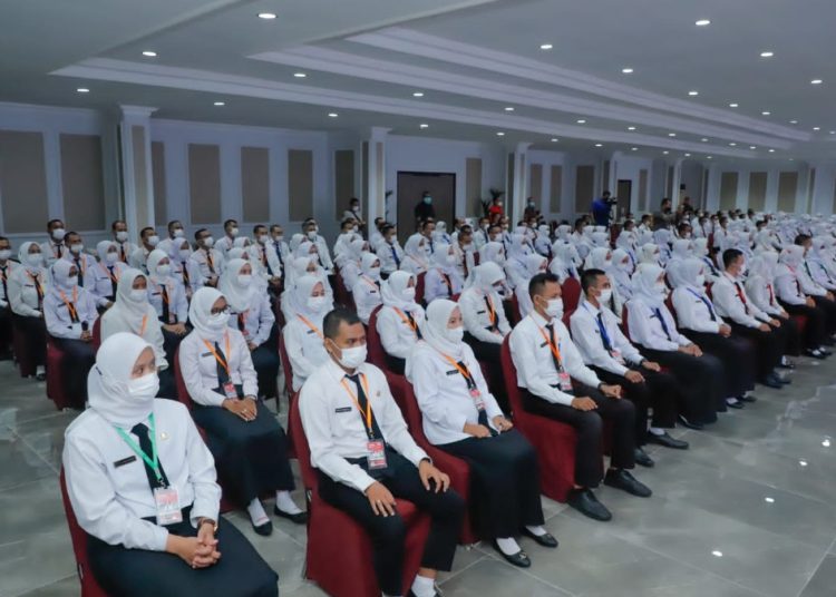 Pelatihan Dasar CPNS Golongan III Angkatan IX,X,XI, dan XII Tahun 2022 Badan Pengembangan Sumber Daya Manusia (BPSDM) Provinsi Jatim. Pelatihan dasar ini diselenggarakan di Hotel Sinar I, Jalan Raya Juanda, Sidoarjo.