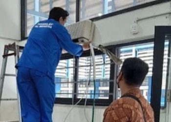 Salah satu kegiatan sertifikasi kerja yang dilaksanakan oleh Disperinaker Surabaya.