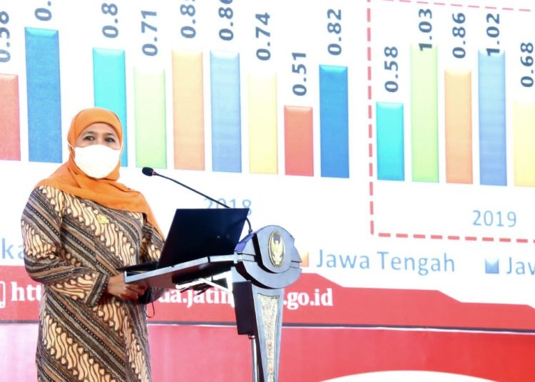 Gubernur Jawa Timur Khofifah Indar Parawansa.