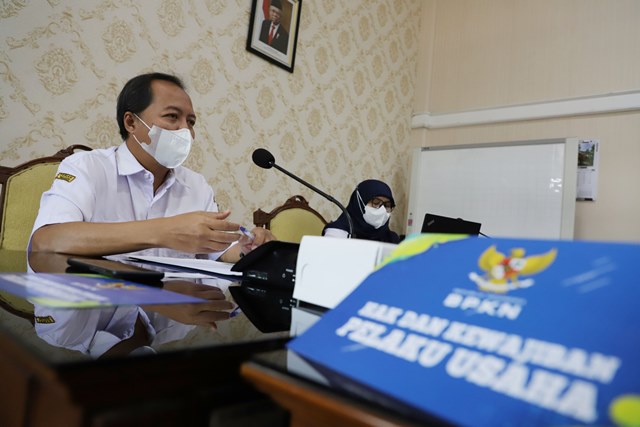 Sekretaris Dinkopdag Surabaya, Moch Awaludin Arief.