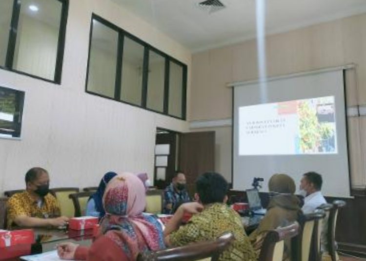 Suasana rapat koordinasi yang merumuskan menekan kenaikan harga di sejumlah komoditas bapok.