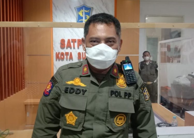 Kepala Satpol PP Kota Surabaya Eddy Christijanto.