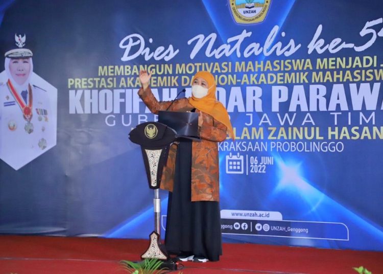 Gubernur Jawa Timur Khofifah Indar Parawansa