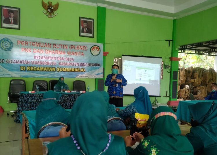 Sosialisasi dari Dinas Pemberdayaan Perempuan Perlindungan Anak dan Keluarga Berencana (DP3AKB) tentang pencegahan perkawinan anak.
