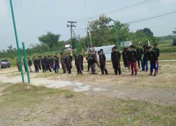 Diklatsar Banser ke-2 Satkoryon Banser Kedungadem yang  dilaksanakan di Balai Desa Kesongo Kecamatan, Kedungadem Kabupaten Bojonegoro.