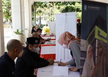 Pendaftaran Peserta Didik Baru (PPDB) offline di Balai Pemuda.