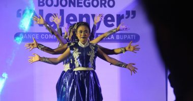Salah satu penampilan grup peserta dalam Bojonegoro Nglenyer Dance Competition Zona 3.