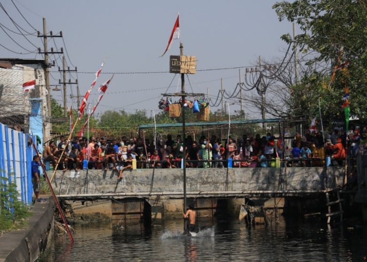 Panjat pinang merupakan salah satu lomba yang akan ditandingkan dalam peringatan HUT Kemerdekaan RI ke-77.