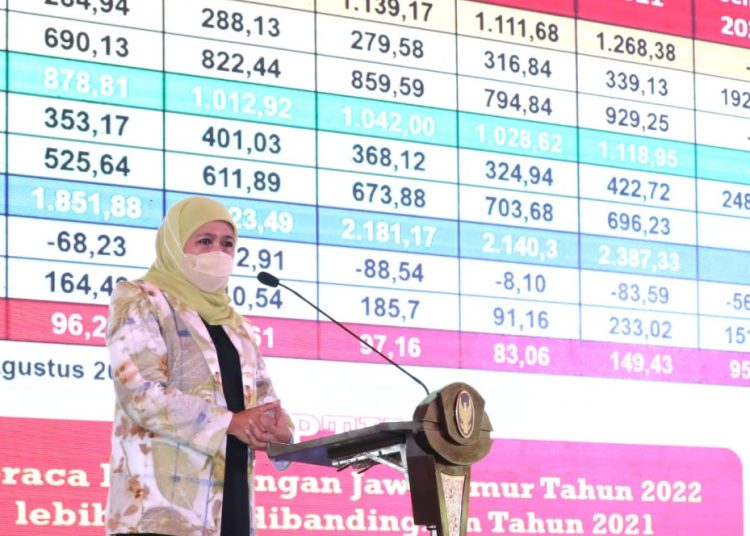 Gubernur Jatim Khofifah Indar Parawansa.