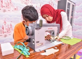 Salah satu pelatihan yang dilakukan di Rumah Anak Prestasi.