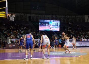 Salah satu event pertandingan basket yang digelar di Surabaya.