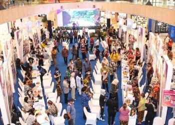 Majapahit Travel Fair (MTF) 2022 yang digelar di Atrium Tunjungan Plaza 6 Surabaya.