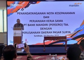 Direktur Utama PD Pasar Surya Agus Priyo.