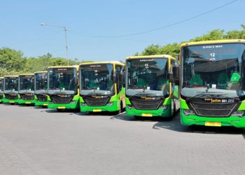 Memperingati HUT Provinsi Jawa Timur yang ke 77, naik Bus Trans Jatim ini digratiskan.