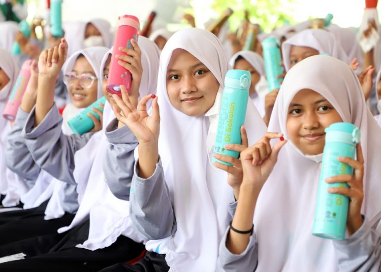 Kegiatan Nasional Aksi Bergizi yang digelar Pemkot Surabaya.