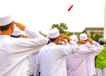 Foto ilustrasi: upacara peringatan Hari Santri Nasional.