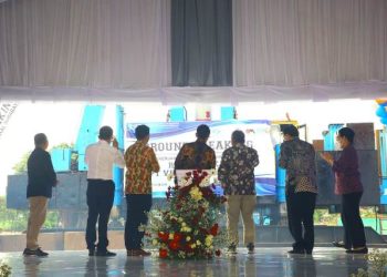 Kegiatan groundbreaking pembangunan Rumah Sakit UPT Vertikal Surabaya di Jalan Indrapura, Surabaya.