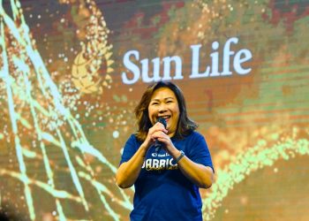 Presiden Direktur Sun Life Indonesia, Elin Waty, saat memberi sambutan dalam kegiatan Sun Life Warrior Conference 2022.