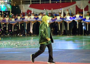 Gubernur Jawa Timur Khofifah Indar Parawansa membuka pelaksanaan Pekan Olahraga Pelajar Daerah (POPDA) XIII dan Pekan Paralimpik Pelajar Daerah (PEPARPEDA) I Jawa Timur tahun 2022.