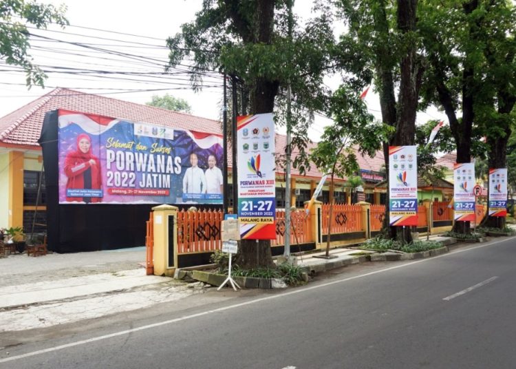 Kantor Badan Pengembangan Sumber Daya Manusia (BPSDM) di Jalan Kawi Malang dijadikan Sekretariat PB Porwanas XIII.