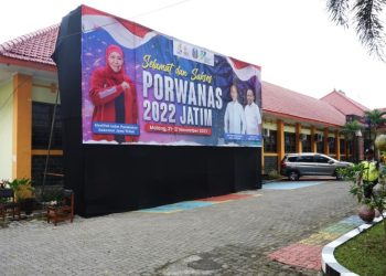 Kantor Badan Pengembangan Sumber Daya Manusia (BPSDM) di Jalan Kawi Malang disiapkan menjadi sekretariat PB Porwanas XII.