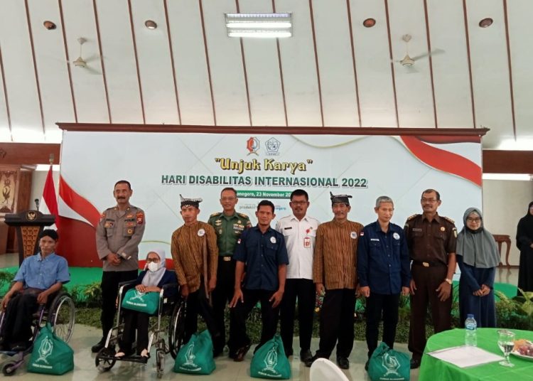 Peringatan Hari Disabilitas Internasional yang digelar di Pendopo Malowopati Pemkab Bojonegoro.