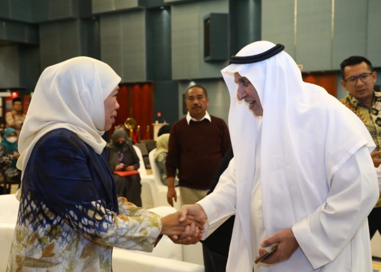 Gubernur Jatim Khofifah Indar Parawansa dalam misi dagang di Riyadh, Arab Saudi.