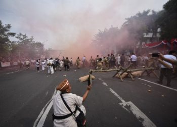 Kegiatan Paraja Surabaya Juang yang diselenggarakan oleh Pemkot Surabaya.
